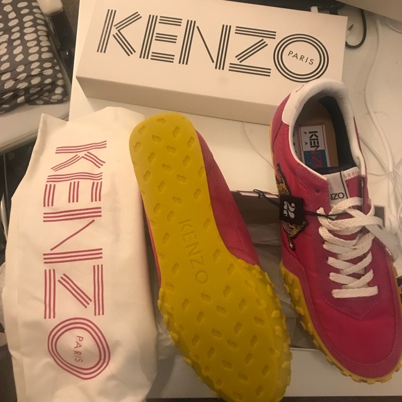 kenzo pink sneakers